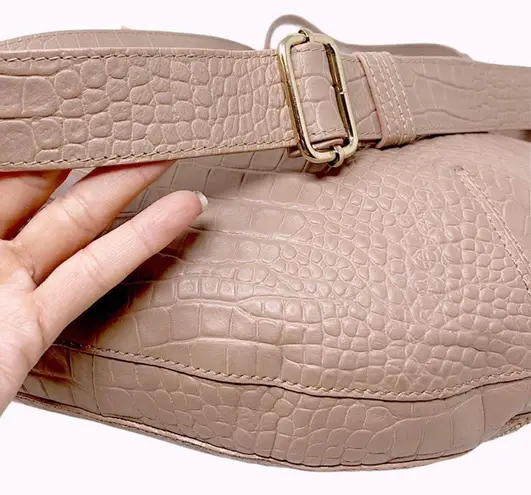 Valentino Garavani Valentina Crocodile/ Alligator Embossed Leather Purse