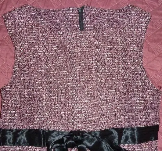 Fire Los Angeles Burgundy, Short, Sheath Dress , Sleeveless, Ties in Front, S