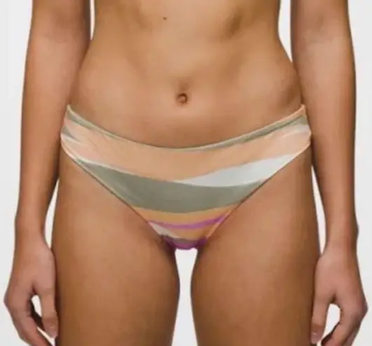 prAna Gemma Bikini Bottoms Waves Size M