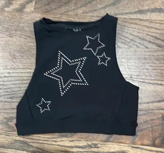 SoulCycle  High Neck Star Sports Bra. Size small