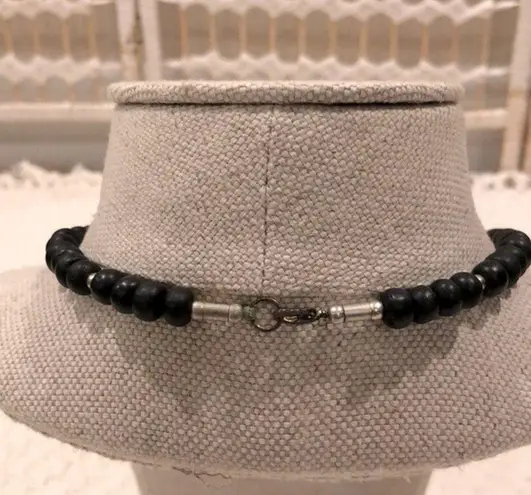 Vintage Mixed Medal Medallion Copper Brass Wood Boho Necklace and Earring Set