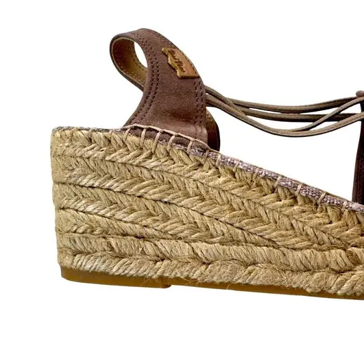Toni Pons Espadrille Tremp Taupe Wedge Sandals Taupe Size 10 NWT Tan