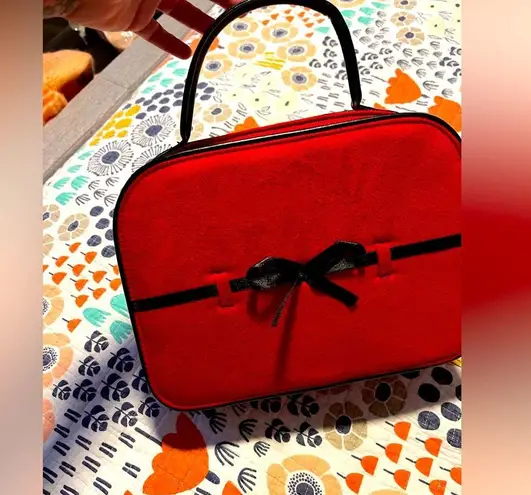 Frederick's of Hollywood Frederick’s of Hollywood Vintage Red Velvet Cosmetic Case - Rare & Elegant