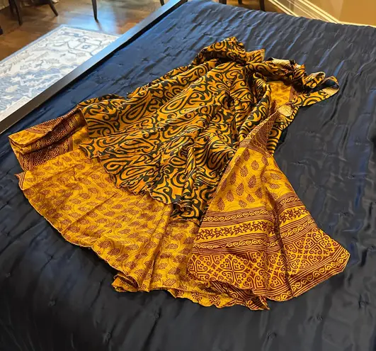 Wrap Around Skirt Yellow - Image 1