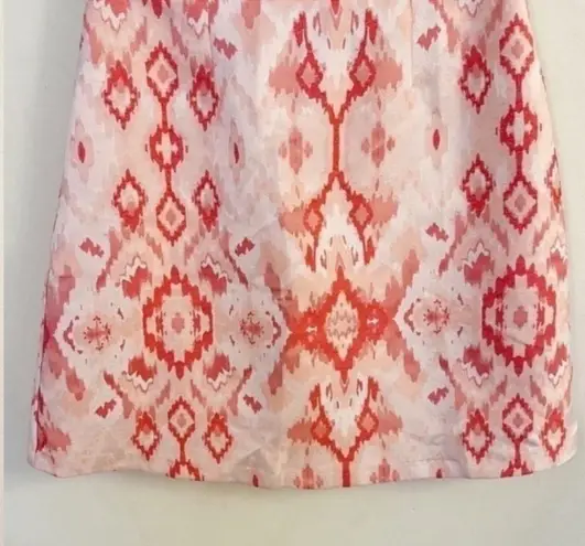 Hutch Anthropologie x Kasi Jacquard Mini Skirt Size 4 Pink Lined NEW MSRP $128