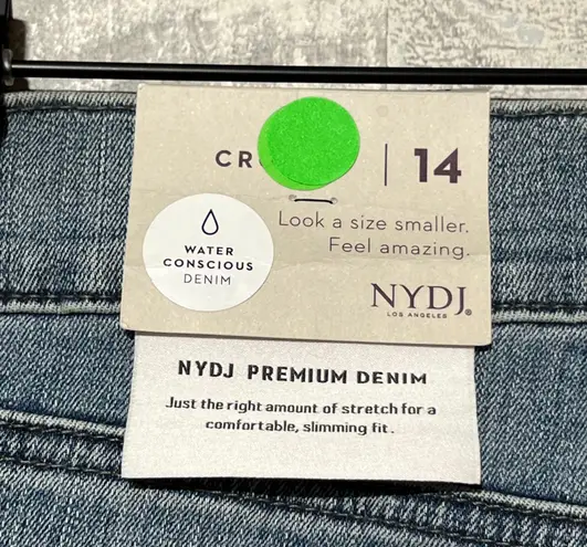 NYDJ Marilyn Crop Cuffed Lift Tuck 14 Ladies Jeans NWT