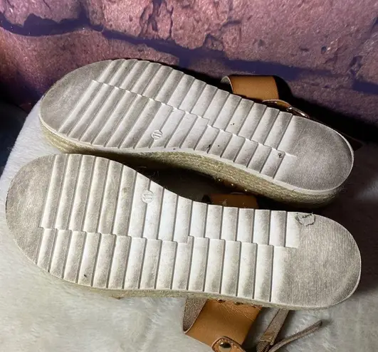 Xappel Tan Espadrille Platform Sandal