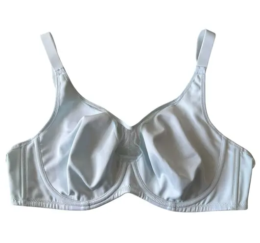 NWT Delimira Full Coverage Light Blue Bra 40C Underwire W681A Pastel Mesh Size undefined