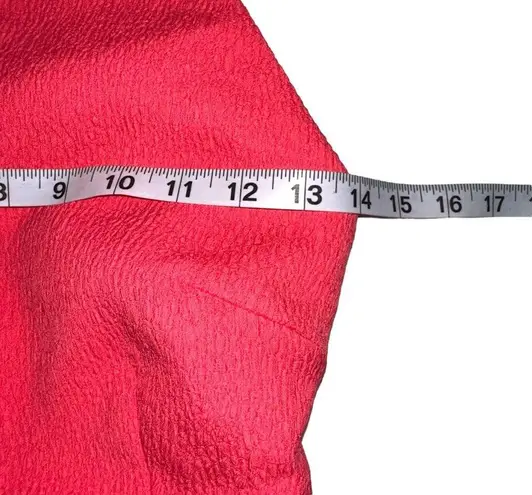 NWT Rebecca Vallance Caitlin Pink Halter Crepe Mini Dress US 2 in Coral