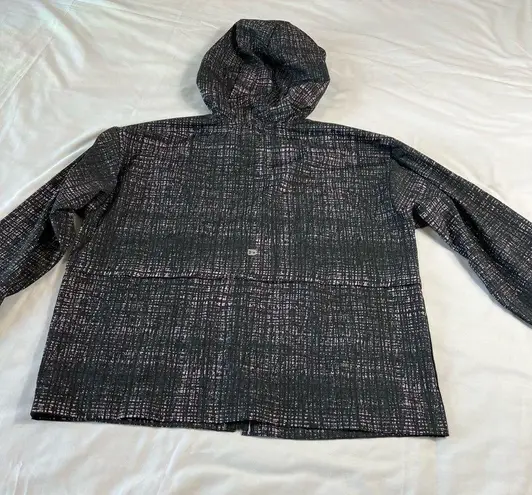 Hind Running Women's Medium Purple & Black Full Zip Hooded Jacket