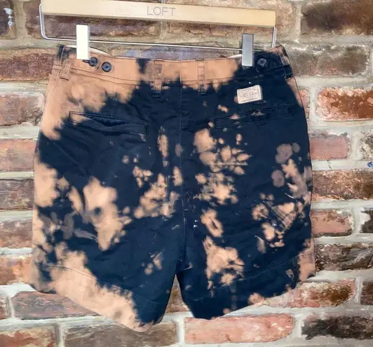 Ralph Lauren Lauren  Custom Bleach Tie Dyed Shorts