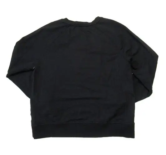 Johnny Was NWT Denali Raglan Sweatshirt Pullover in Black Embroidered Sweater XS