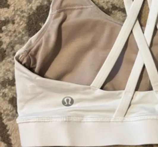 Lululemon  Energy Sports Bra 6 White