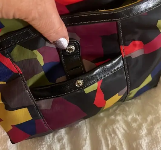 Nine West Ladies  canvas crossbody purse