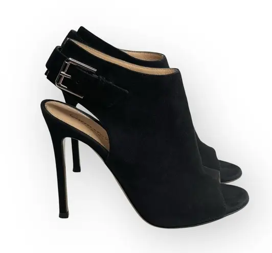 Gianvito Rossi š’€Stiletto Heel Slingback Sandals š’€Black š’€36 6M š’€Logo Dustbag