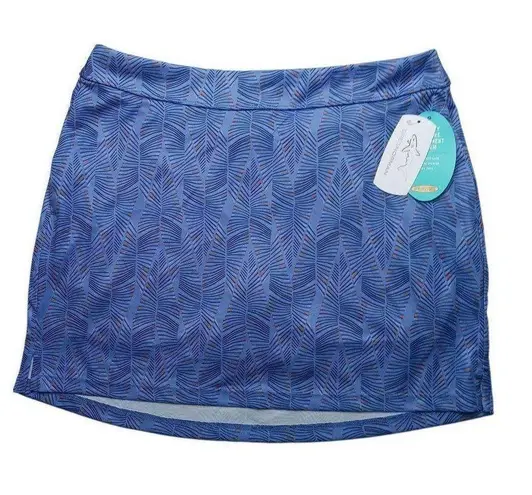 Greg Norman Purple Print Skort Women's Size MEDIUM Quick New NWT