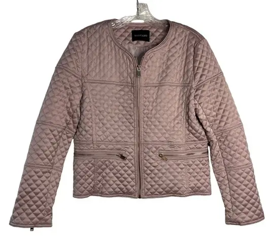 Dolce Cabo Short Quilted Jacket with Zipper Sleeve Size XS