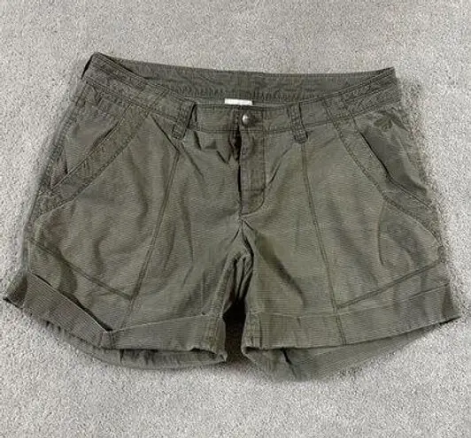 Mountain Hardwear  Green Hiking Outdoor Camping Shorts Women's Sz‎ 2