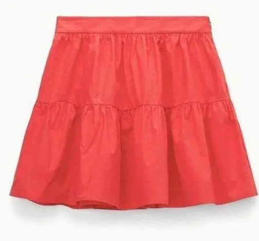 STAUD New  Mini Sea Skirt in Hibiscus Size 10