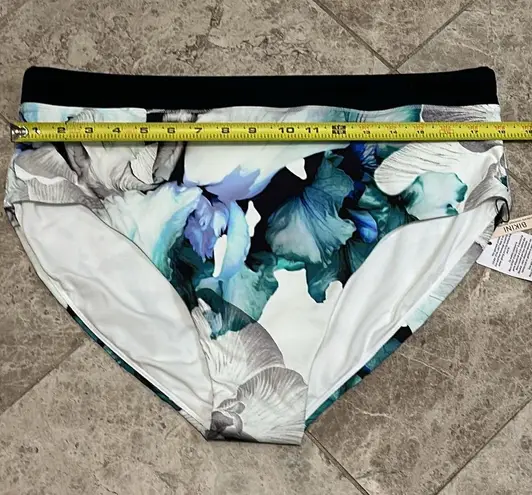 Calia By Carrie Underwood Bikini Bottom XL Ocean Iris White