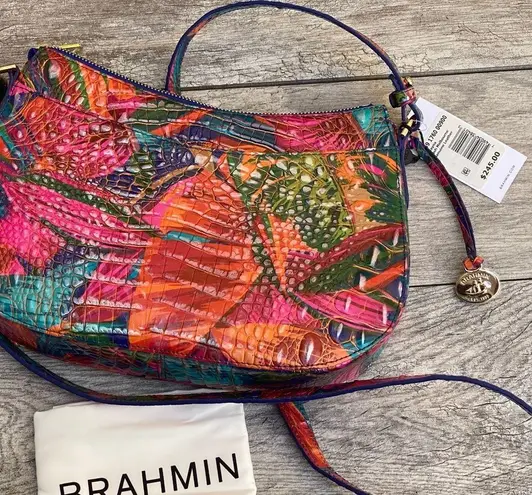 Brahmin  multicolor leather crossbody bag