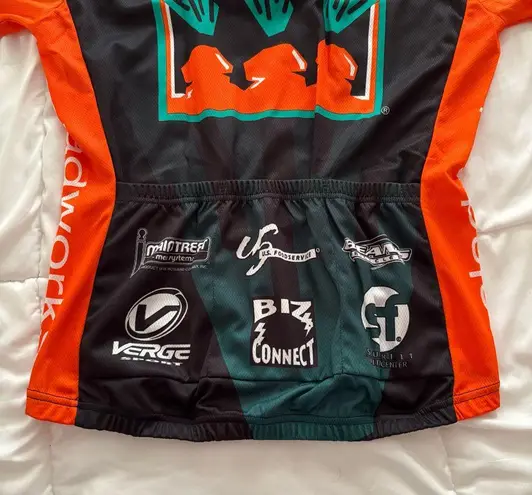 Verge Sport Women’s Cycling Jersey – Saladworks Team – Size L Orange Size L