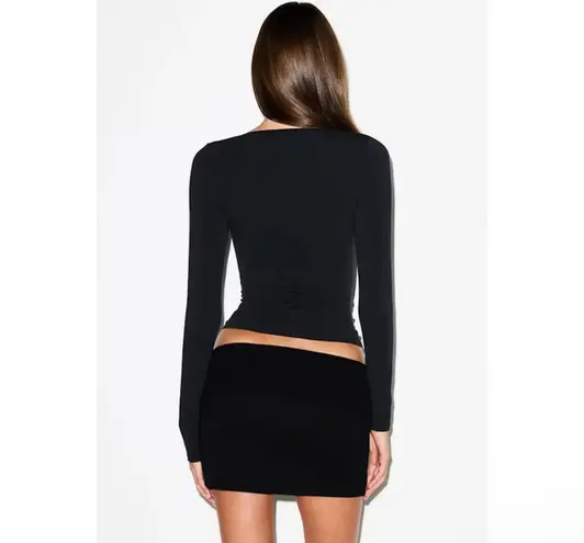 SKIMS Scoop Neck Long Sleeve T-Shirt S