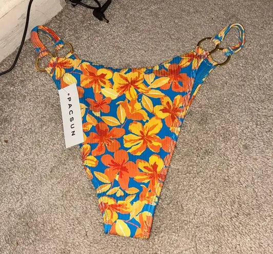 PacSun  Tropical Floral Bikini Bottom - Image 1