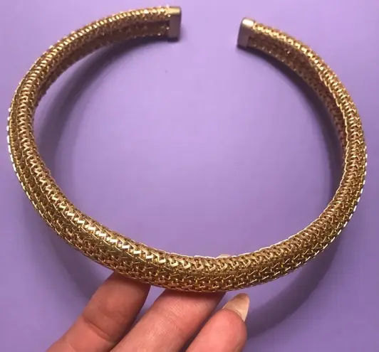 Lexico Fashion Queen Wonder Woman Brass Gold Slip on Choker