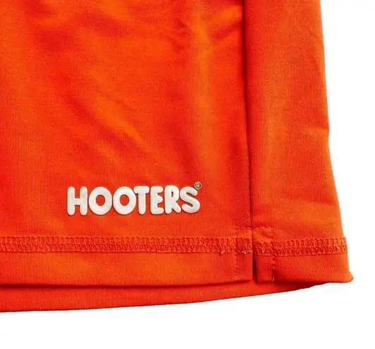 Hooters 🔃 Logo Orange Waitress Uniform Shorts