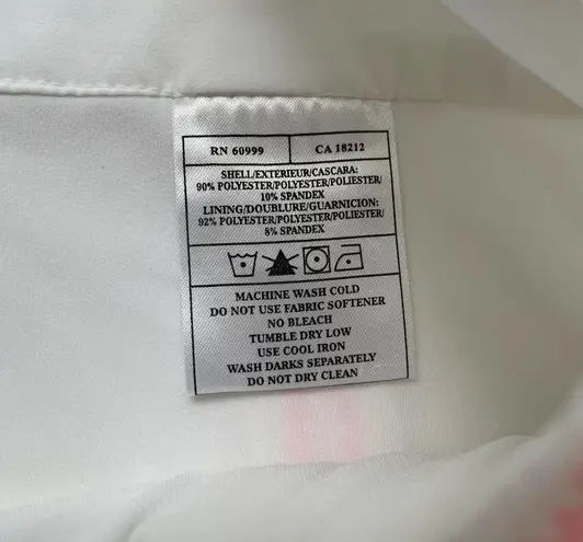 Antigua Skort Golf White Pink Size 8