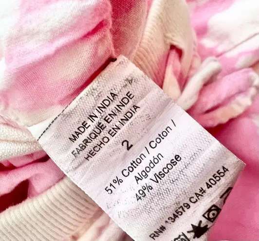 Sundry NWT  Pink Tie Dye Jogger Pants