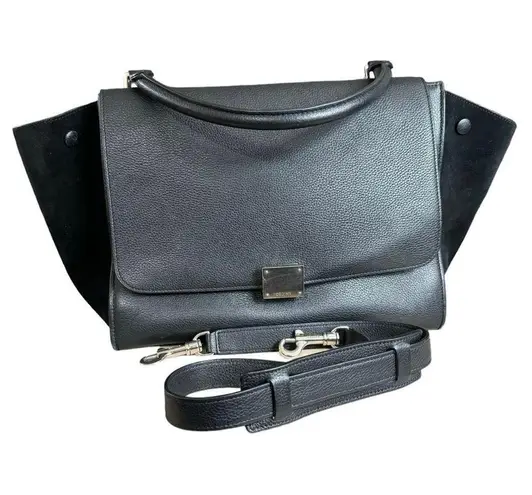 CELINE Céline Black Trapeze bag