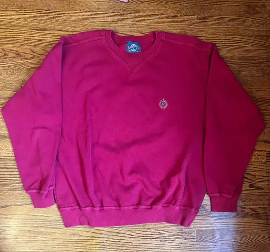 Jantzen Vintage  Crewneck Sweatshirt Red Size Large M - Image 1