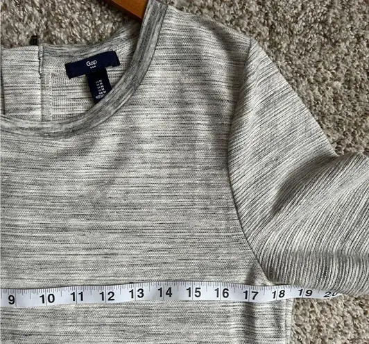 🦋Gap Factory Heathered Grey 3/4 Sleeve Sweater Dress Casual Comfy Winter Medium Gray