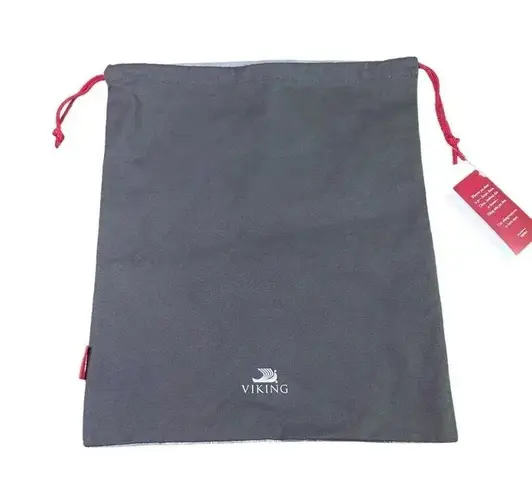 Viking Travel Bag Tote Adjustable Pull Straps Vienna Statue NWT New Gray