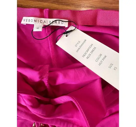 Veronica Beard chain-embellished ruched stretch-jersey halterneck maxi dress XS