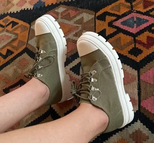 Soda Platform sneakers lug sole canvas fashion boho California indie comfortable - Image 1