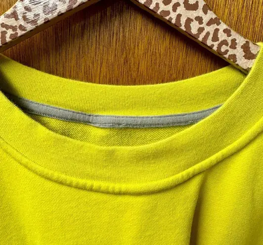 Lululemon Perfectly Oversized Crew Crewneck Pullover Sweatshirt Yellow