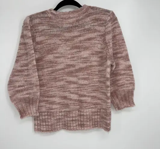 Popsugar PUFF-SLEEVE SWEATER LIGHTWEIGHT SMALL