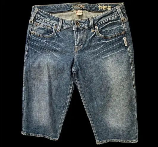 Silver Jeans  Denim Bermuda Shorts Womens Size 26 Blue Medium Wash‎