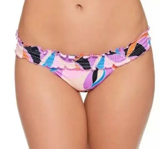 The Cove Salt+ smocked multicolor bikini swim bottom