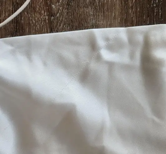 Retrofête Retrofete Marcia Dress in White Size Medium Sleeveless Maxi Slip NWT