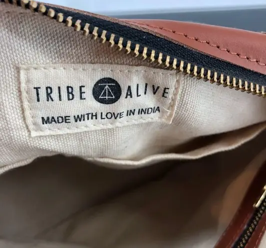 Tribe Alive Tribal Graphic Custom Carryall Leather Trim Shoulder Bag