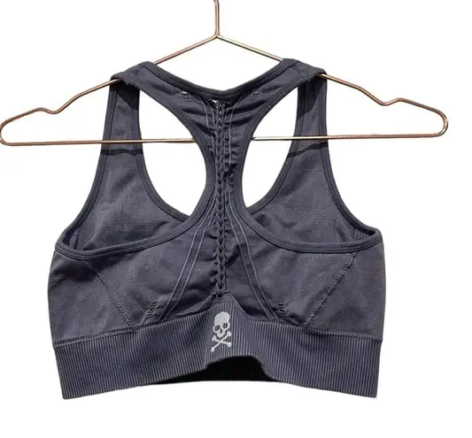 SoulCycle  greyish purple sports bra.  Size small.