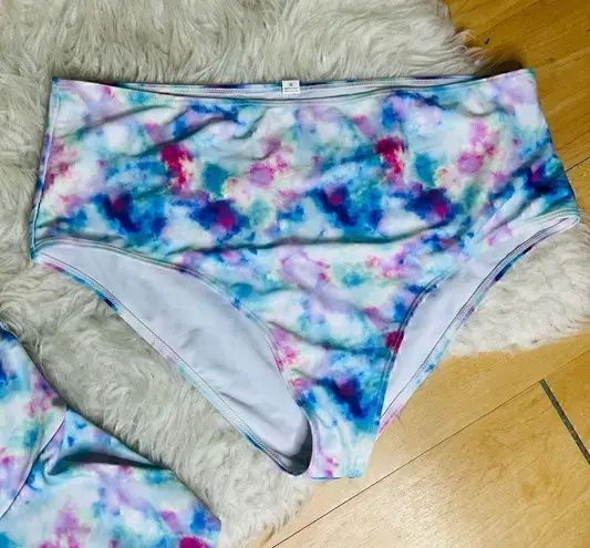 Watercolor ruffled two