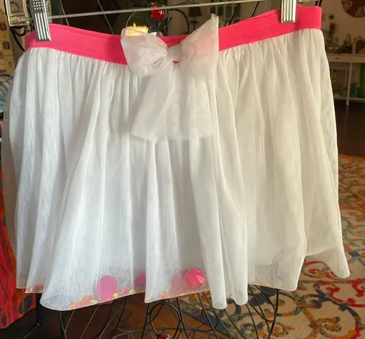 🩰🩰🩰BOGOHO 🩰🩰🩰Pink and White Lace Skirt/Tutu Pink Size M