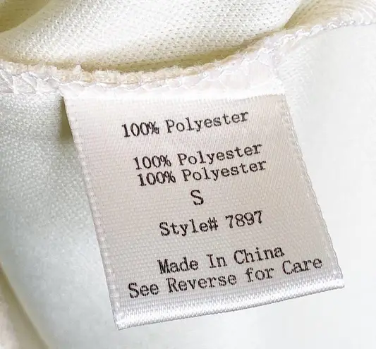 Freeway Apparel Freeway Cream Rose Lace Top with Mint Green Tulle Dress Small