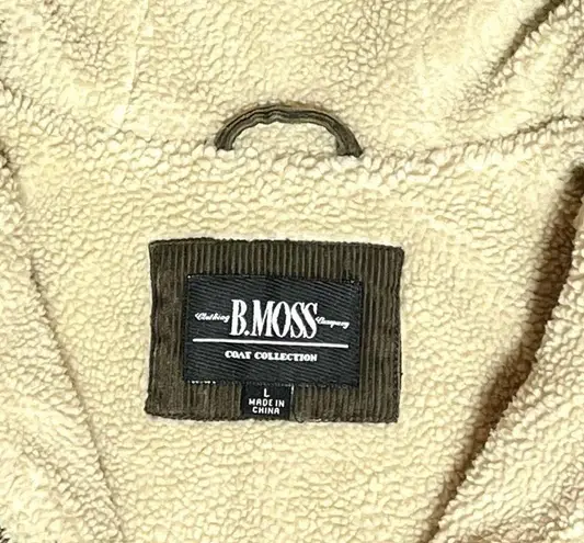 B.Moss Hooded Coat Size Large
