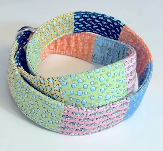 Vineyard Vines  Women's Patchwork Belt Size L